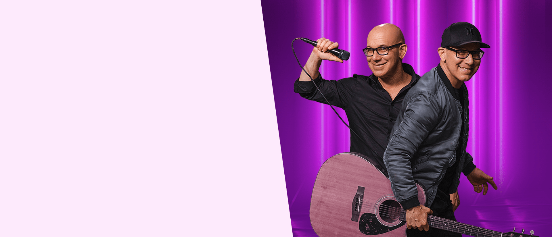 Live singing guitarist performing at an event in Orange County – Moses Music Studios